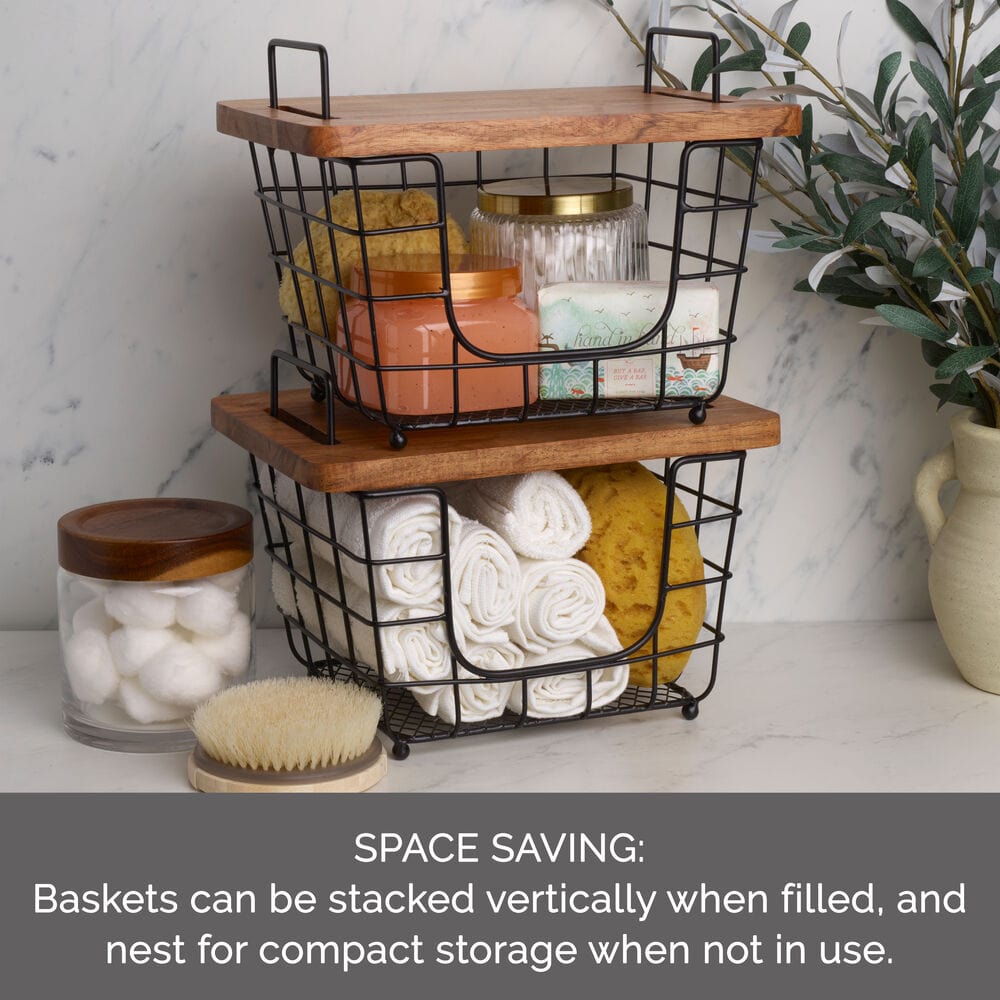 Madam Petite Stackable Storage Basket - Image 4