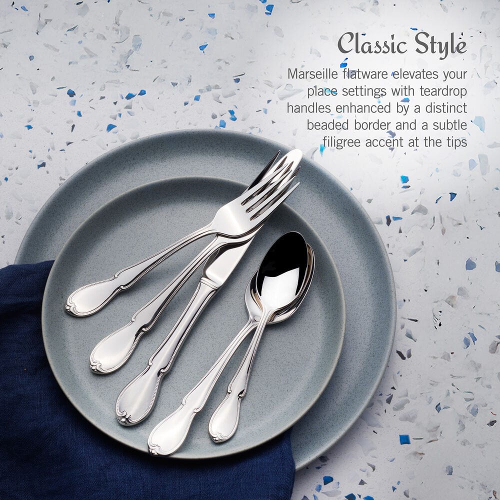 Marseille 65 Piece Flatware Set. Service for 12 - Image 7