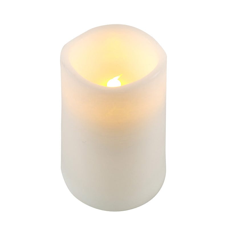 Flameless Set of 5 Wave Pillar LED Candles with Remote - Image 6