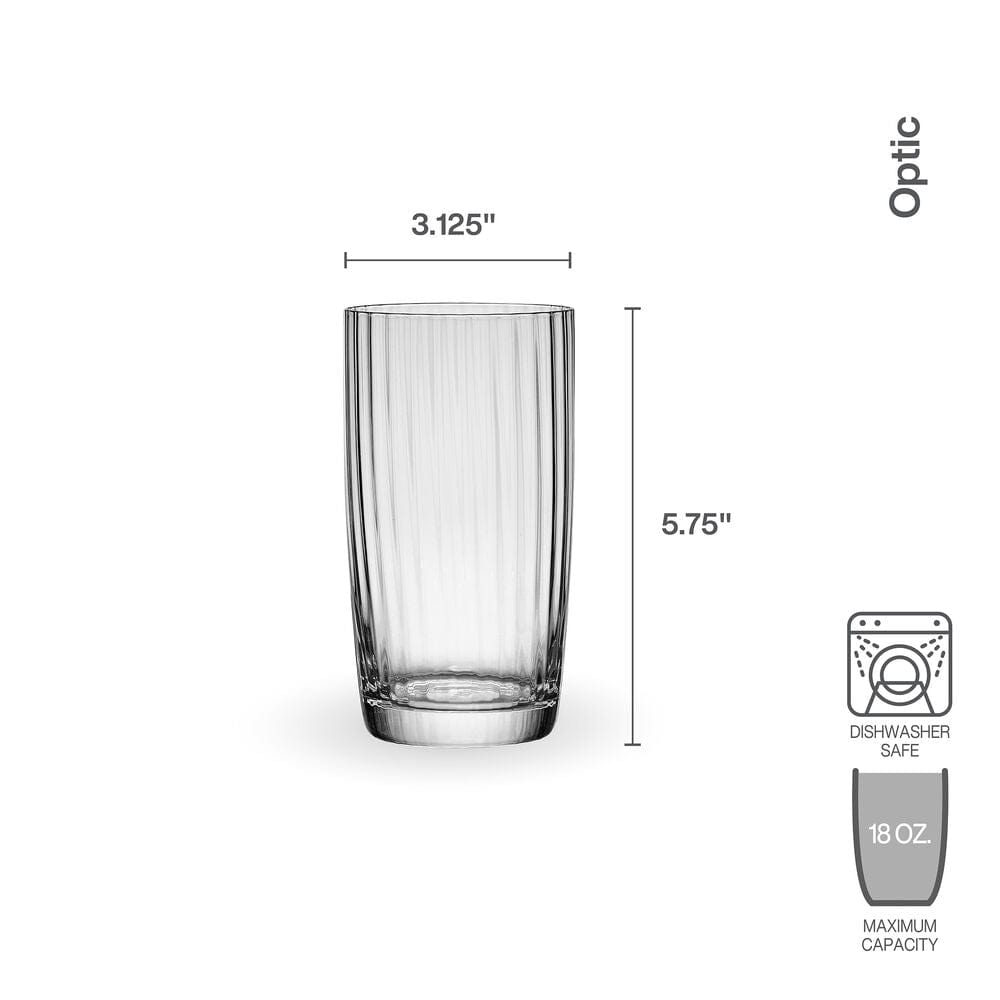 Optic Set of 4 Highball Glasses - Image 3