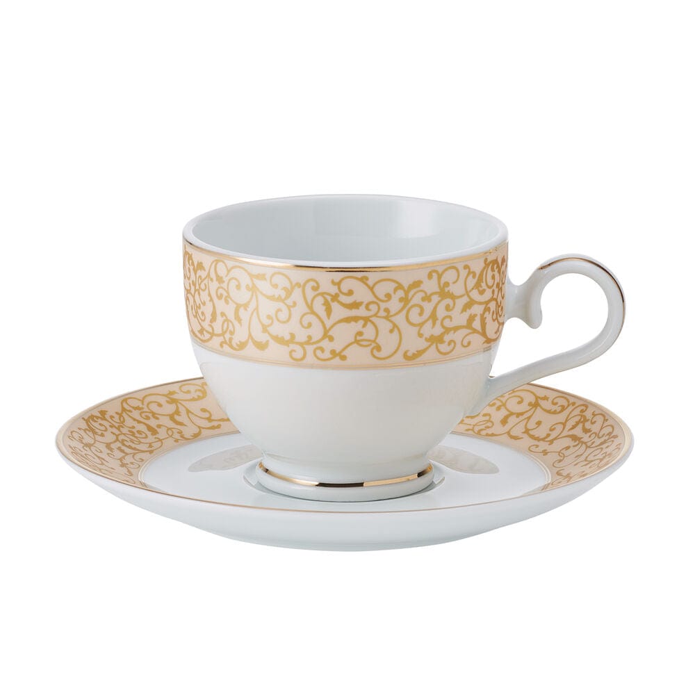 Parchment Gold 40 Piece Dinnerware Set. Service for 8 - Image 12