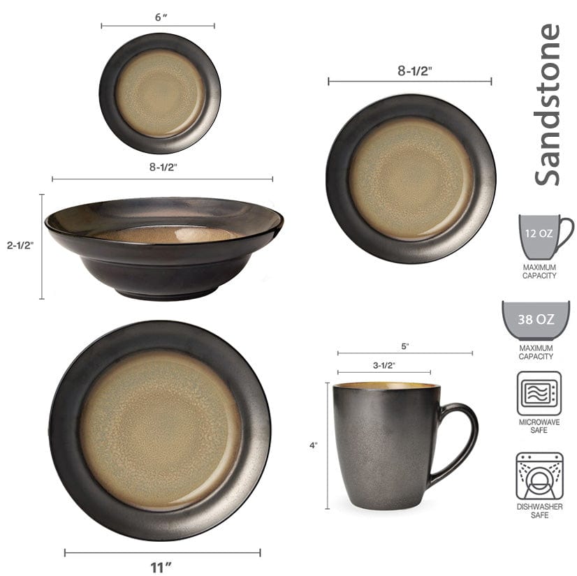 Sandstone Dinnerware Set - Image 3