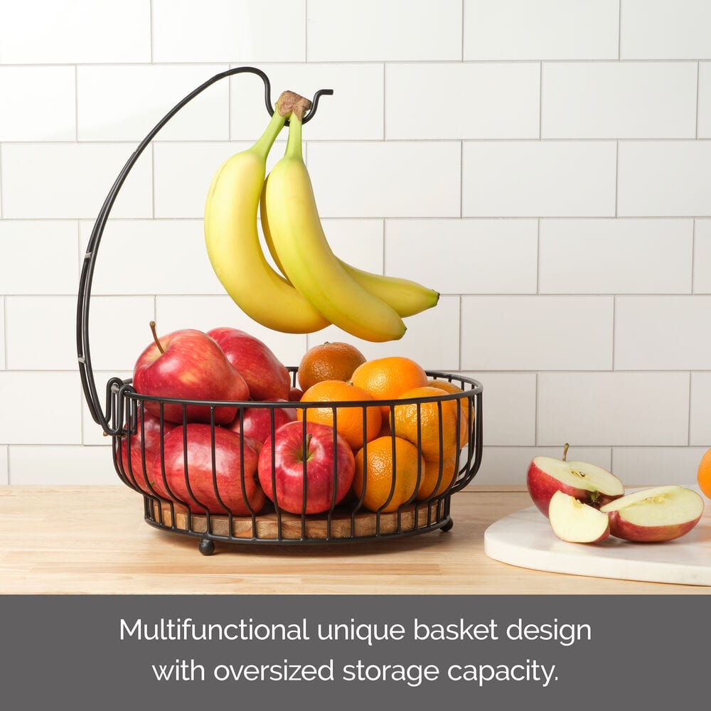 Savannah Fruit Storage Basket with Banana Hook - Image 6
