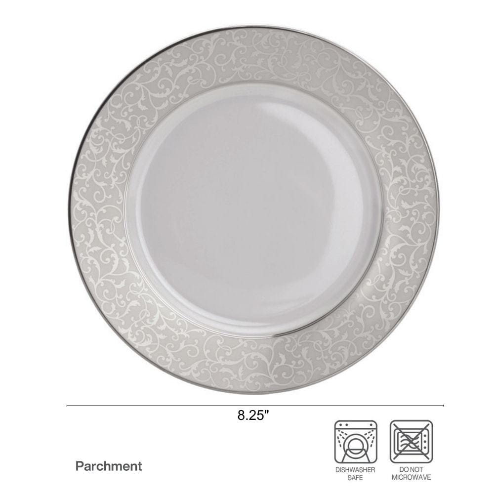 Parchment Set of 4 Salad Plates - Image 3