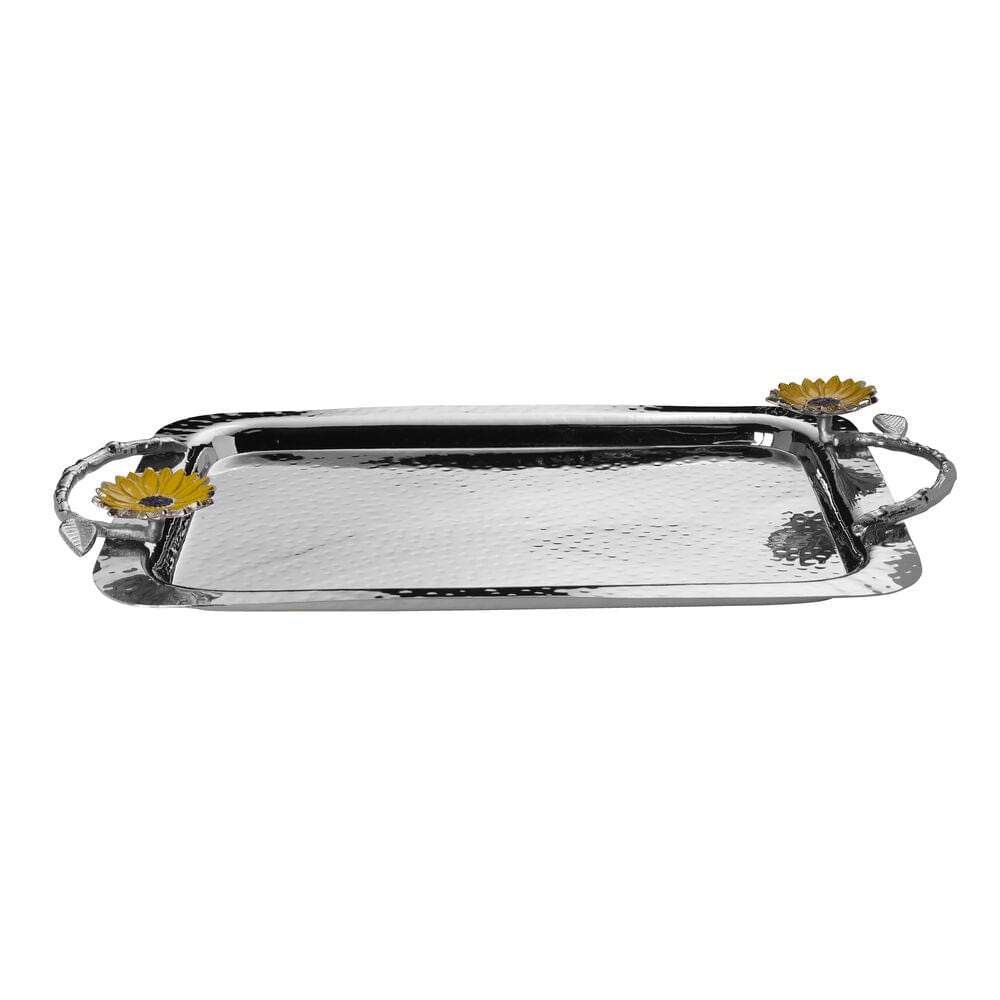Sunflower Serve Tray with Handles - Image 4