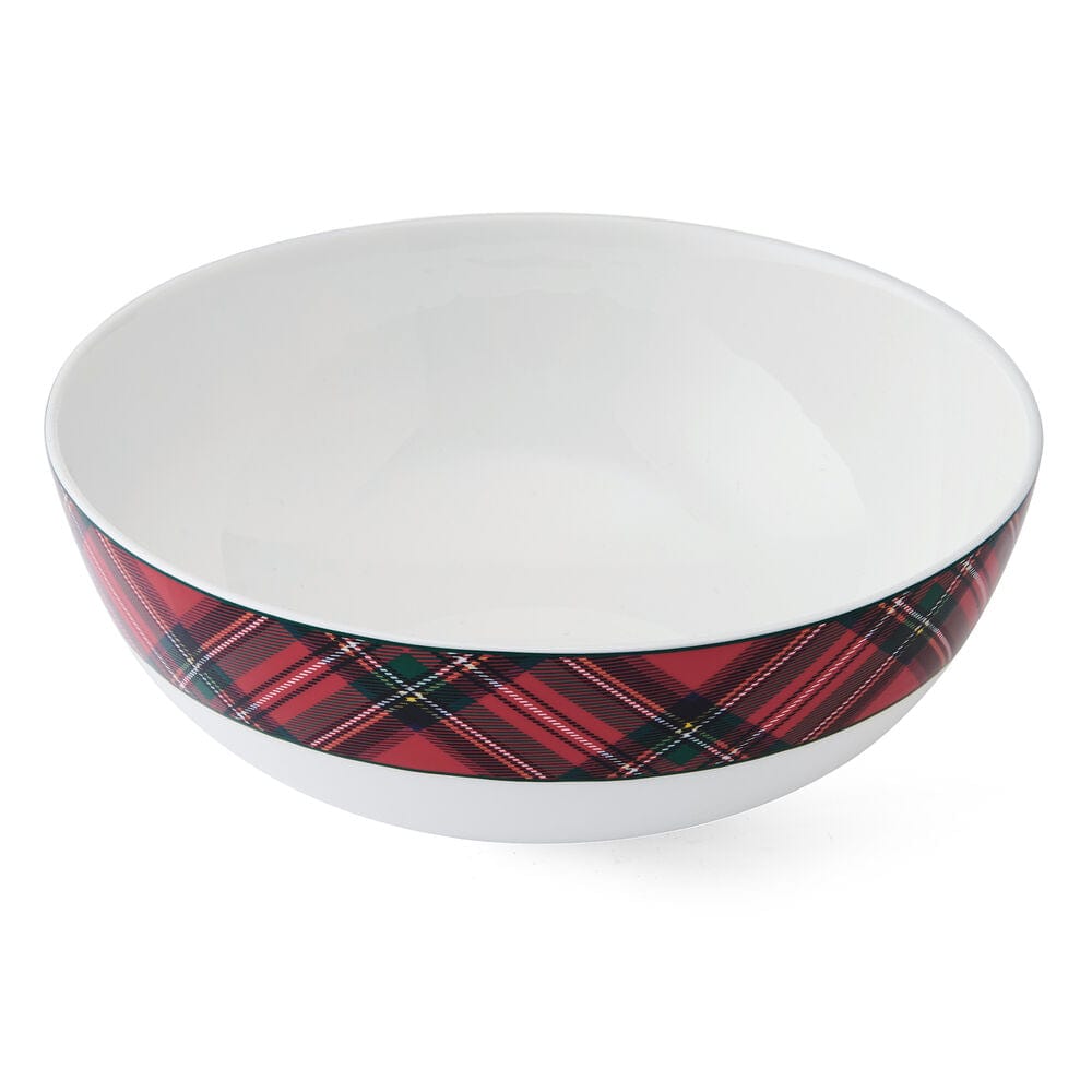 Tartan Red Serve Bowl - Image 4