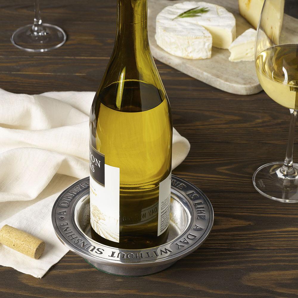 A Dinner Without Wine Bottle Coaster - Image 2