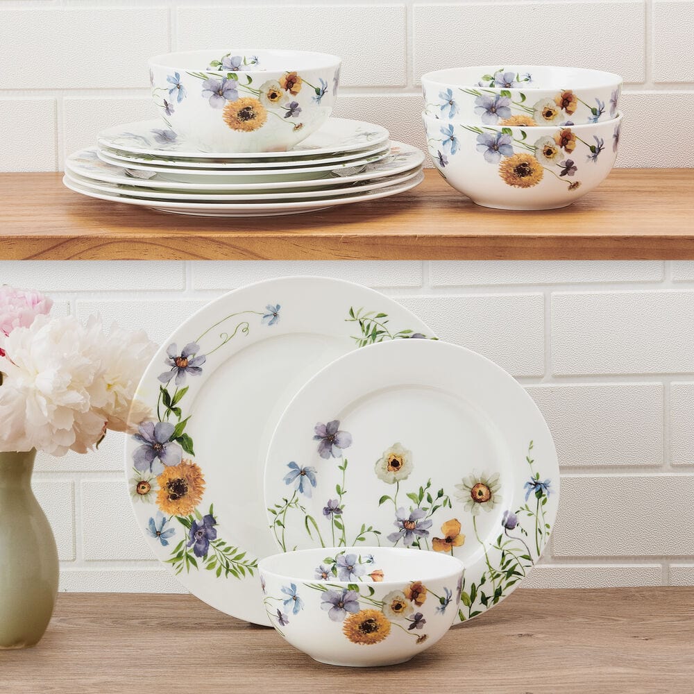 Audrina 12 Piece Dinnerware Set. Service for 4 - Image 2