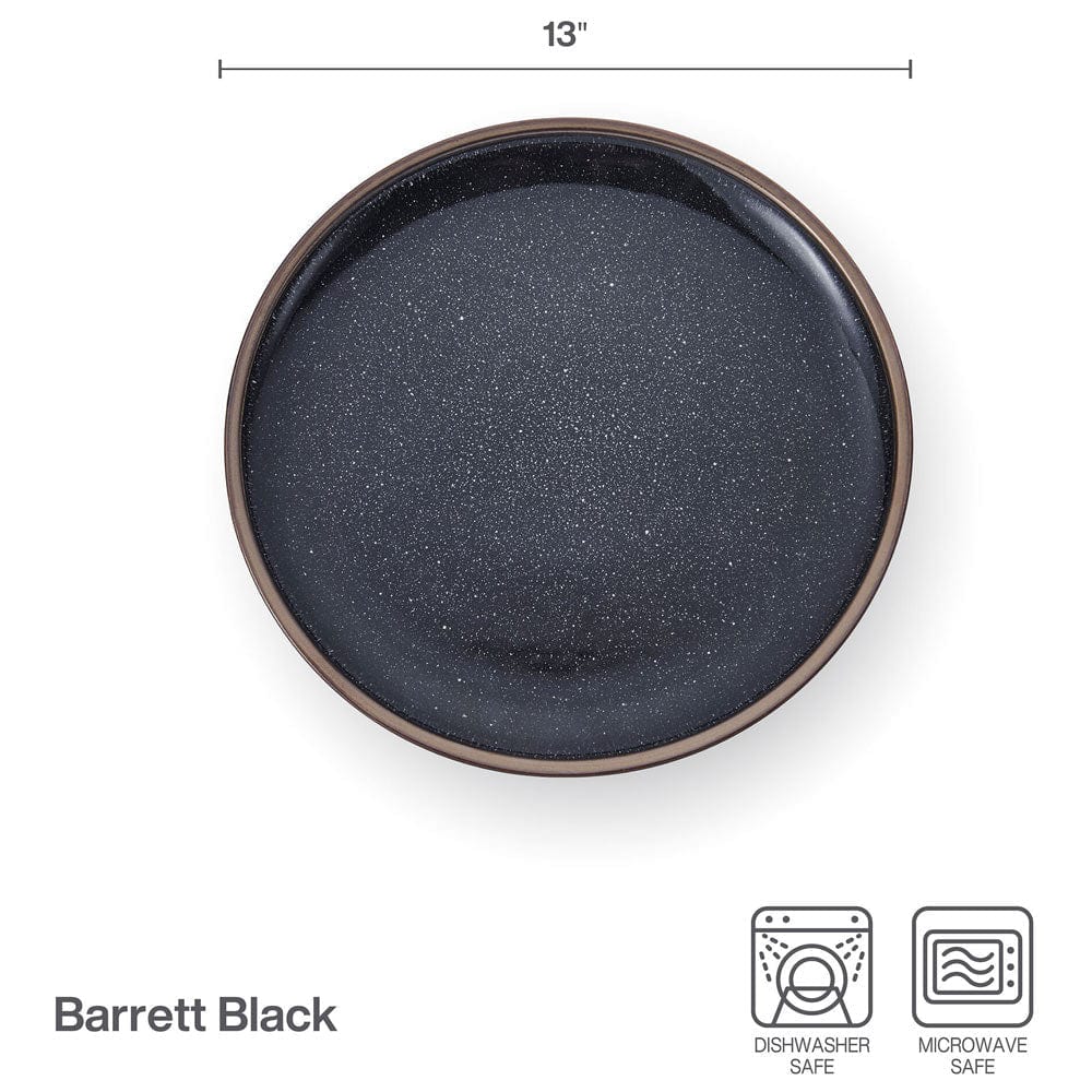 Barrett Black Round Platter - Image 3