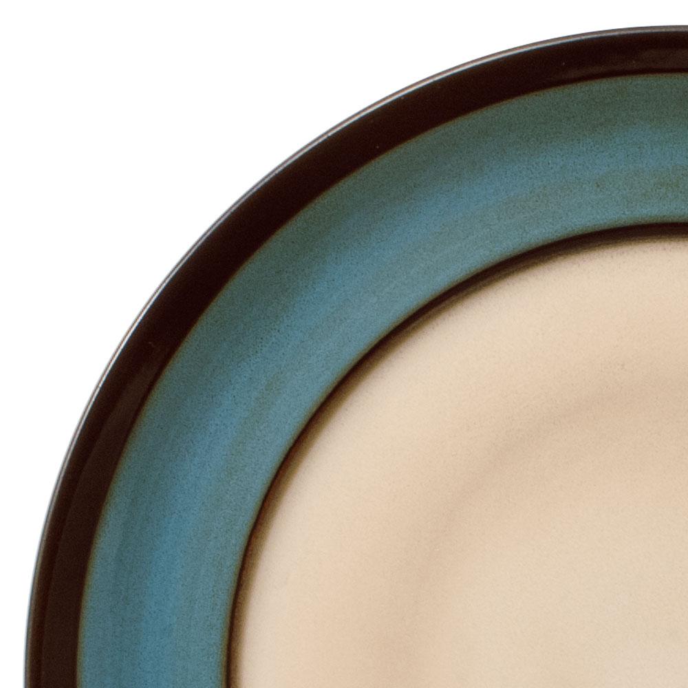 Belmont Set of 4 Blue Round Dinner Plates - Image 2