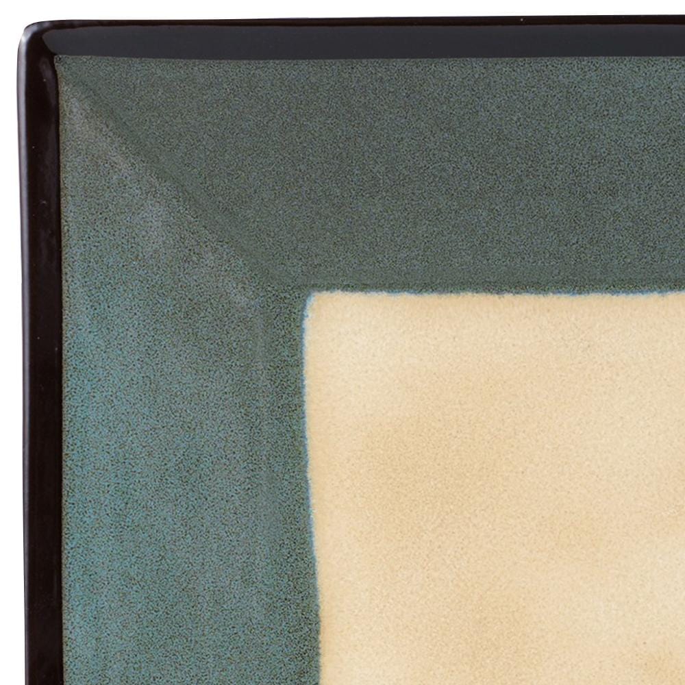 Belmont Set of 4 Blue Square Dinner Plates - Image 2