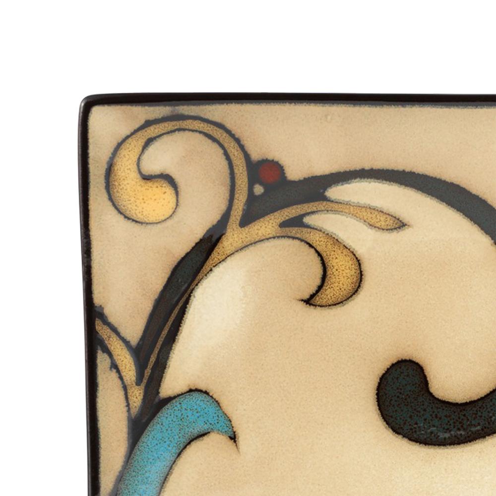 Belmont Set of 4 Square Leaves Salad Plates - Image 2