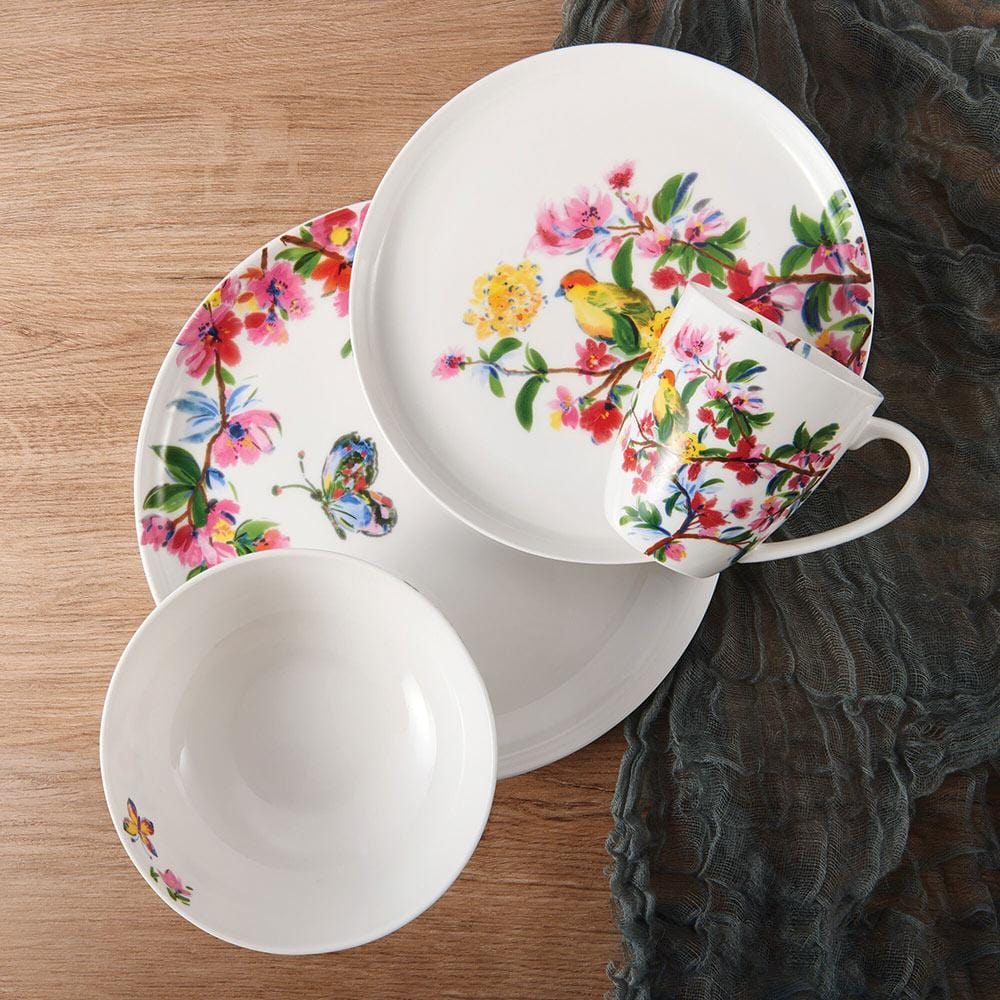 Butterfly Garden 16 Piece Dinnerware Set. Service for 4 - Image 3