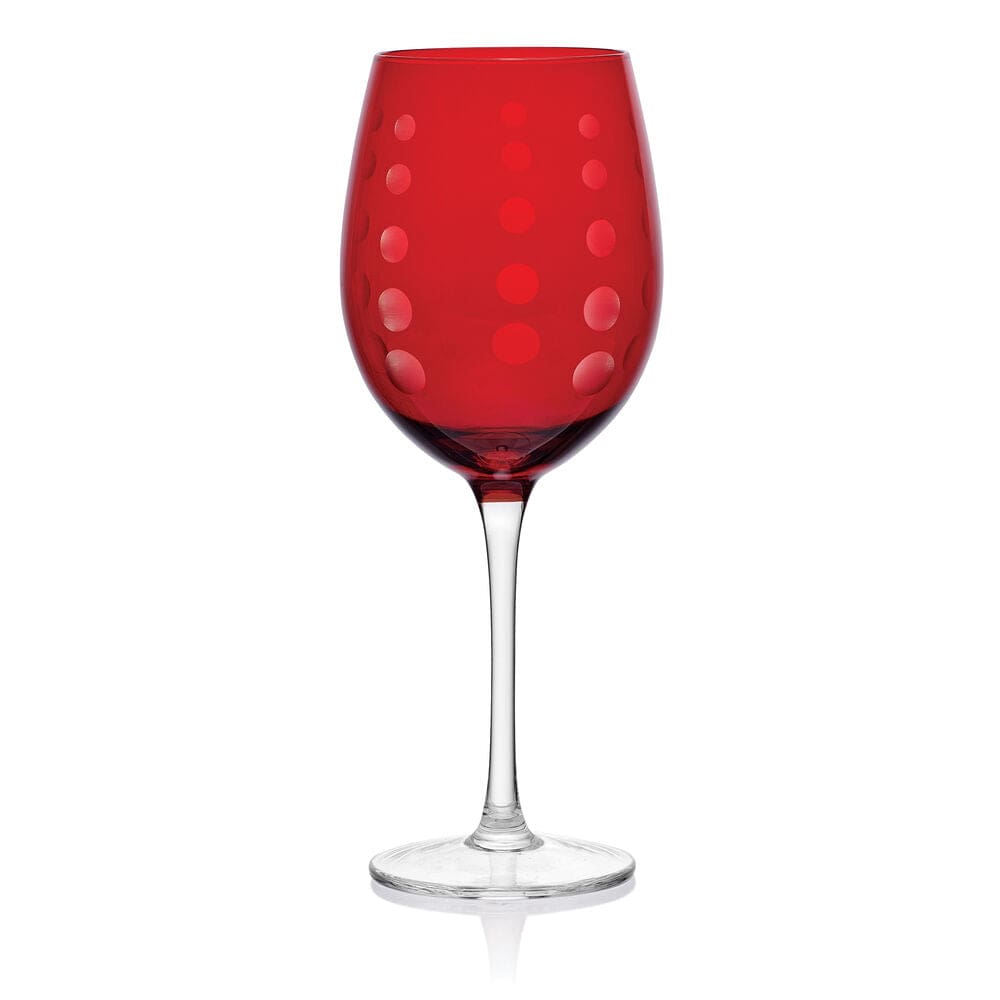 Cheers? Set of 6 Ruby Wine Glasses - Image 7