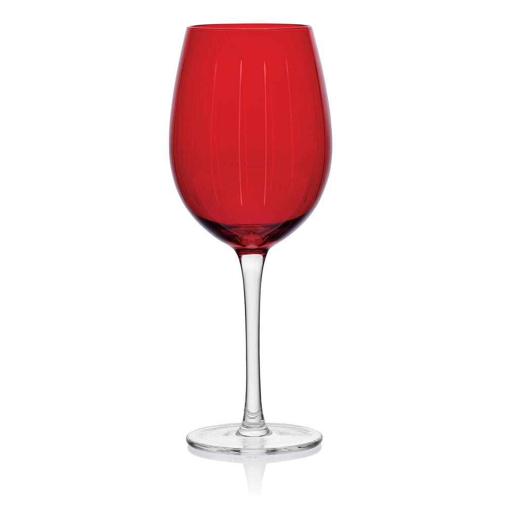Cheers? Set of 6 Ruby Wine Glasses - Image 8