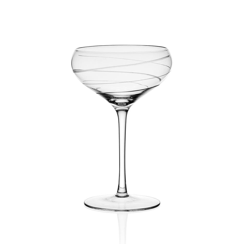 Cheers? Set of 4 Coupe Cocktail Glasses - Image 3