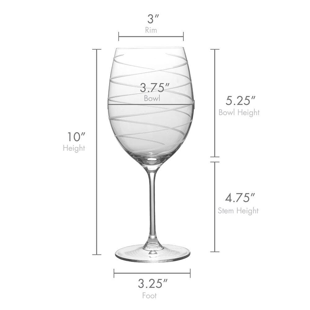 Cheers? Set of 4 Red Wine Glasses - Image 7