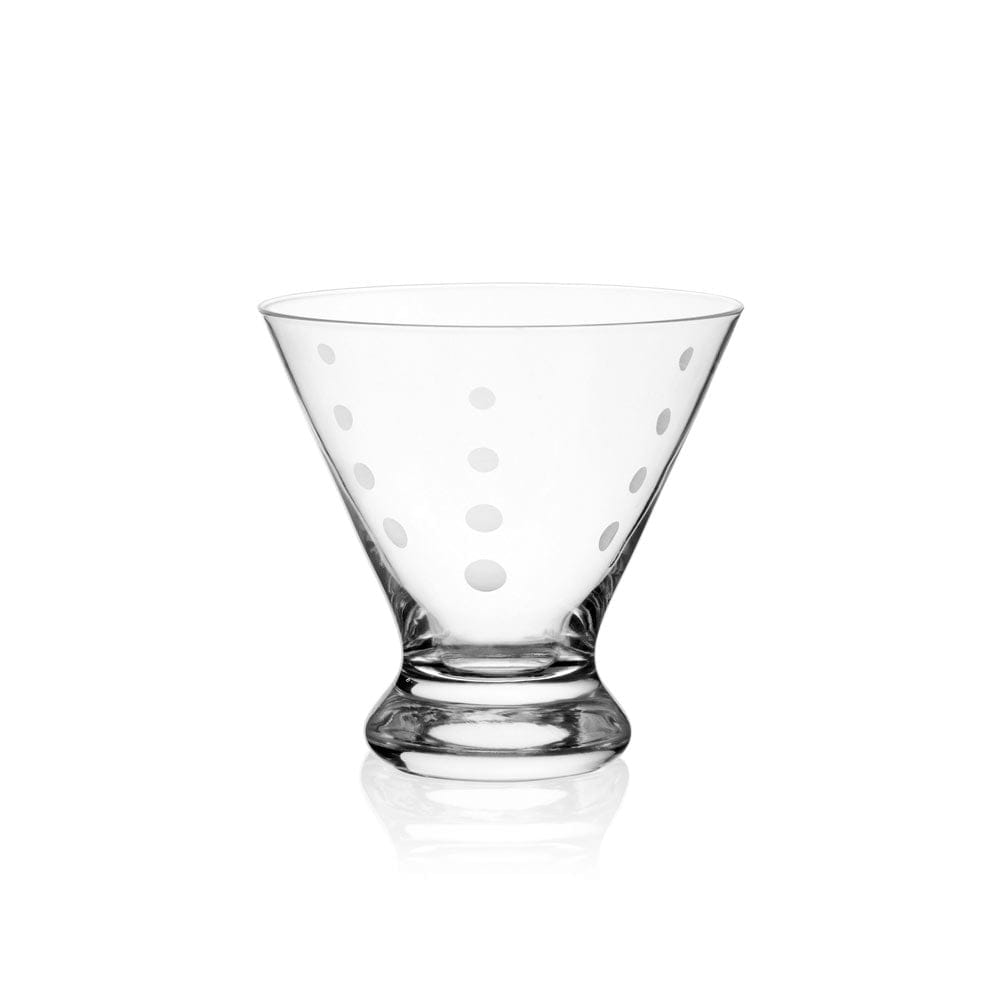 Cheers? Set of 4 Stemless Martini Glasses - Image 4