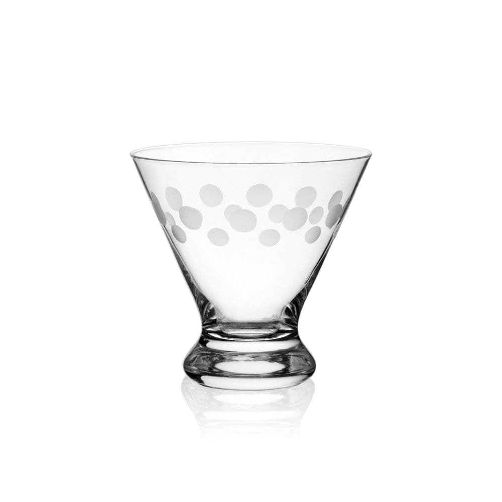 Cheers? Set of 4 Stemless Martini Glasses - Image 5