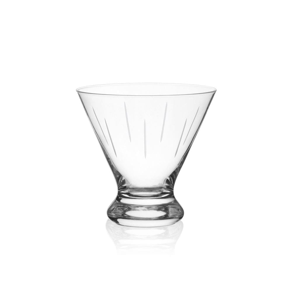Cheers? Set of 4 Stemless Martini Glasses - Image 6
