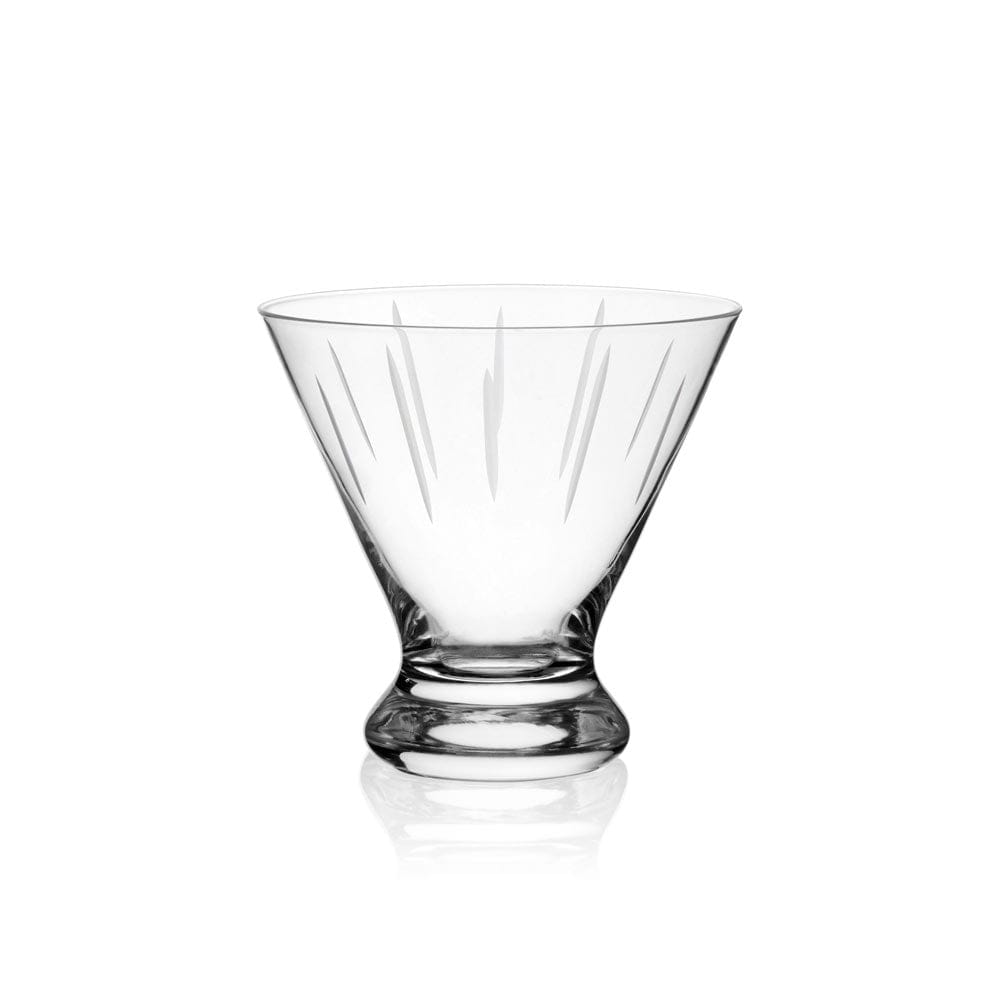 Cheers? Set of 4 Stemless Martini Glasses - Image 7