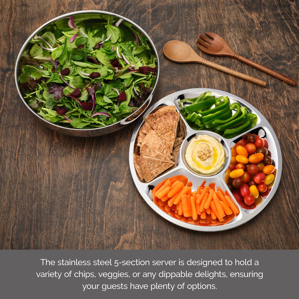 Luxe 2 Piece Chilled Chip and Dip Serving Tray - Image 6