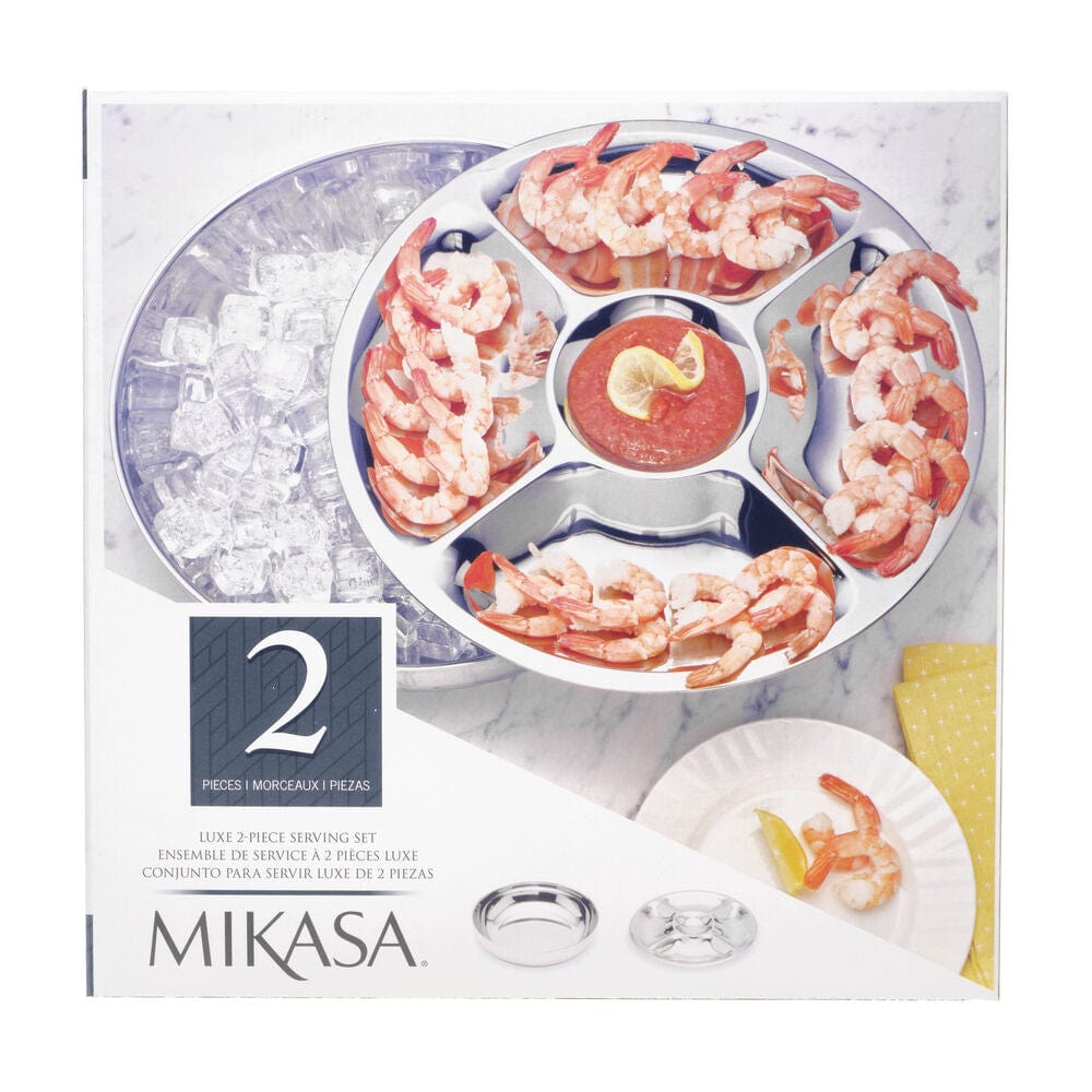 Luxe 2 Piece Chilled Chip and Dip Serving Tray - Image 8
