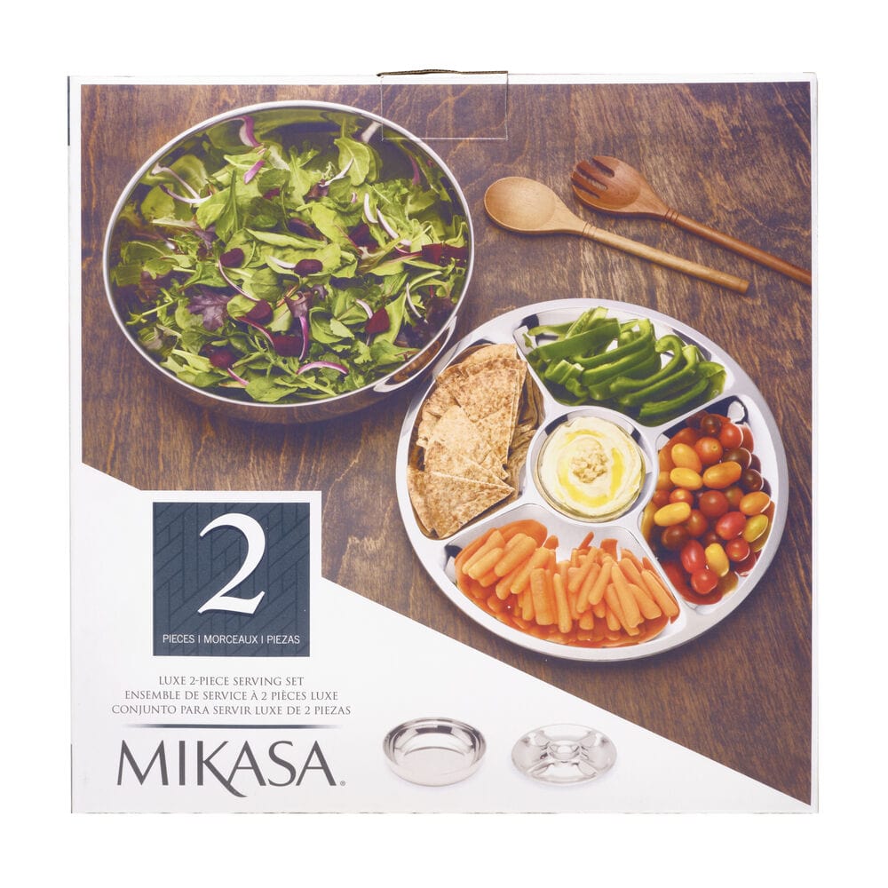 Luxe 2 Piece Chilled Chip and Dip Serving Tray - Image 9