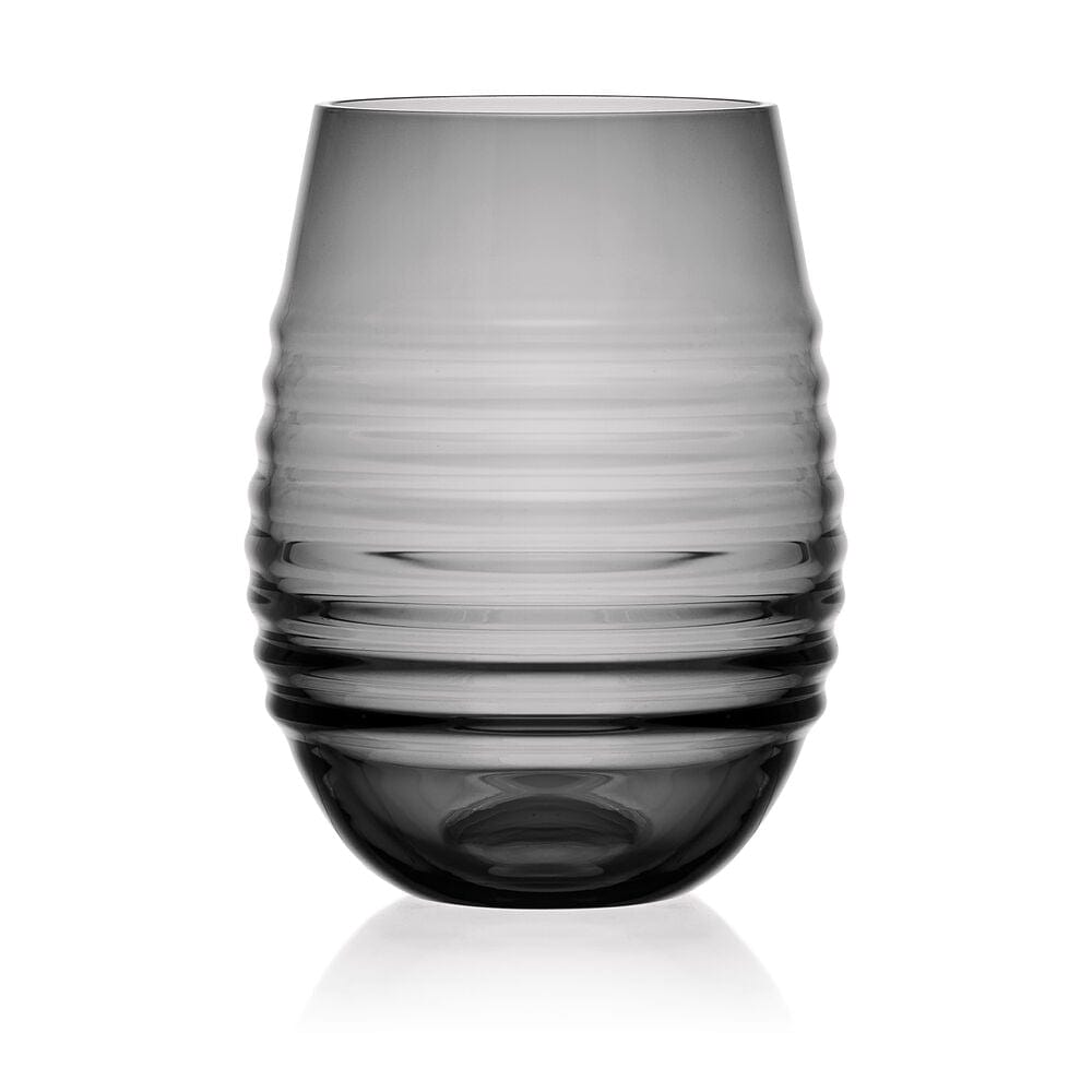 Ciara Smoke Set of 4 Stemless Wine Glasses - Image 6