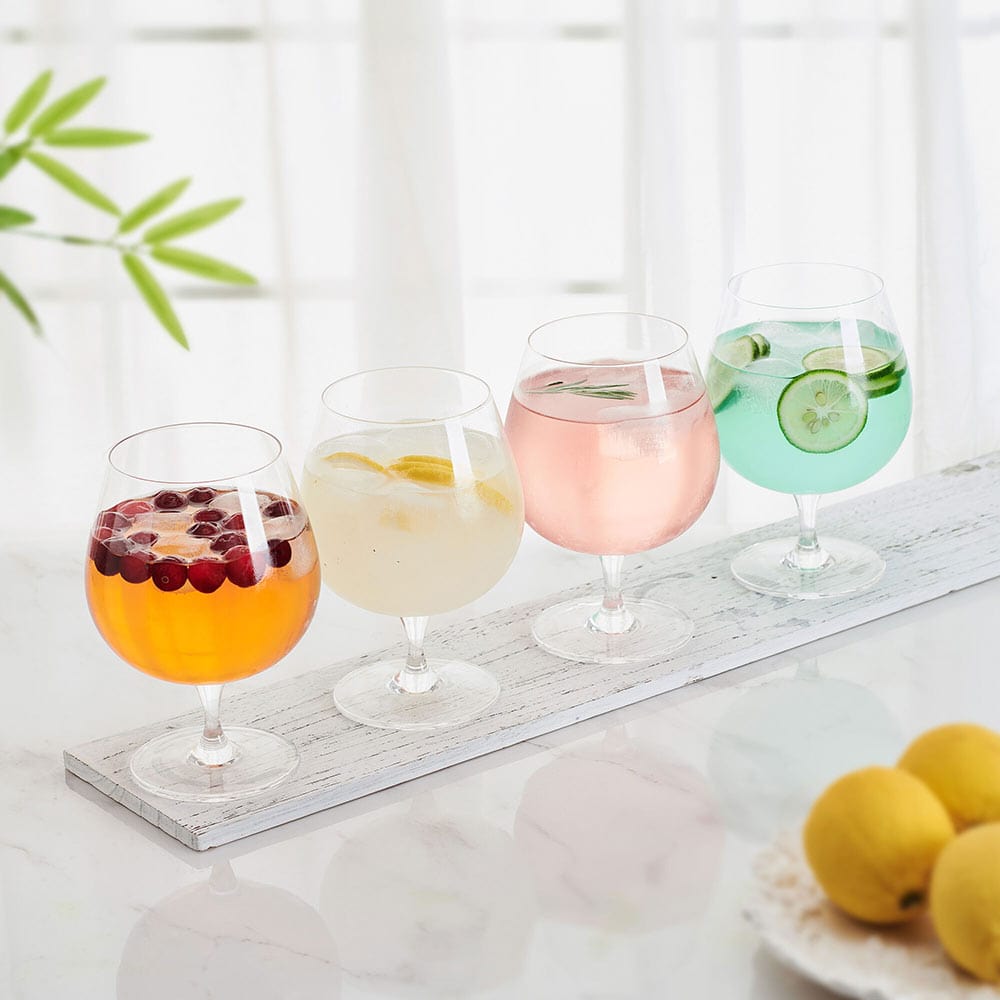 Craft Cocktail Set of 4 Balloon Glasses - Image 3