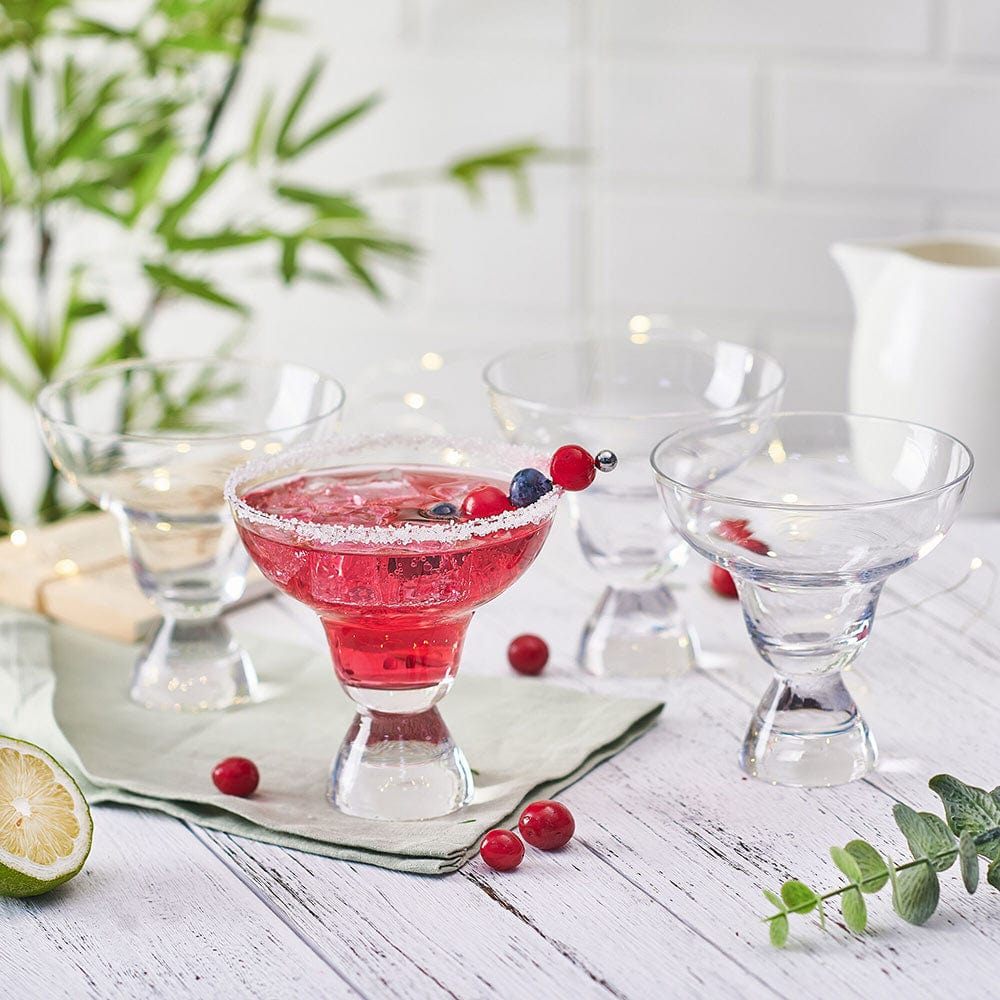 Craft Cocktail Set of 4 Stemless Margarita Glasses - Image 3