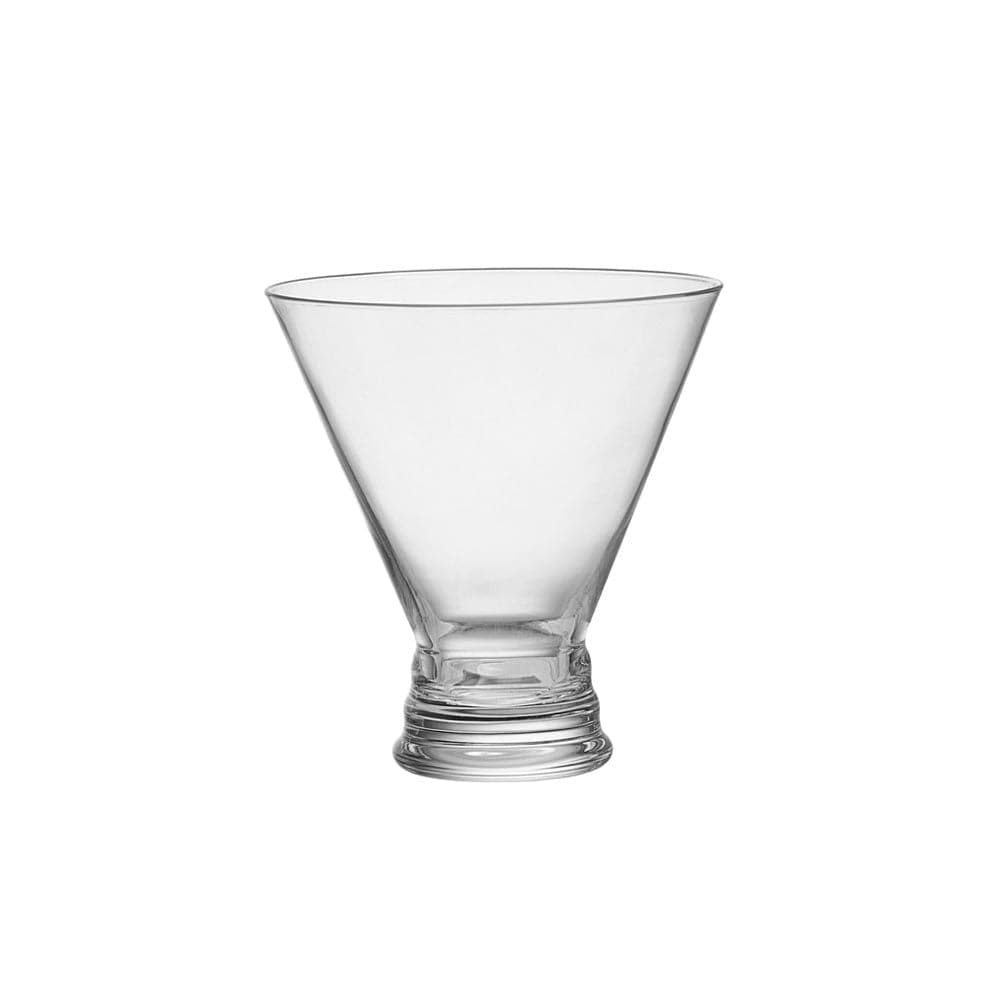 Craft Cocktail Set of 4 Stemless Martini Glasses - Image 6