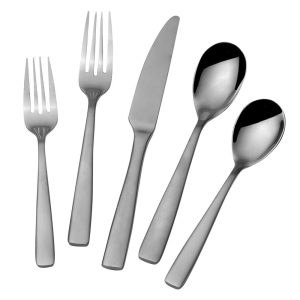 Delano Satin 20 Piece Flatware Set. Service for 4