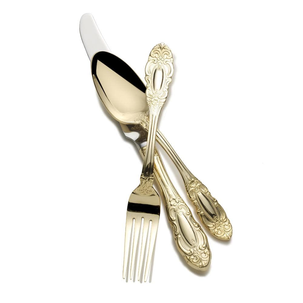 Duchess Gold Plated 65 Piece Flatware Set - Image 2