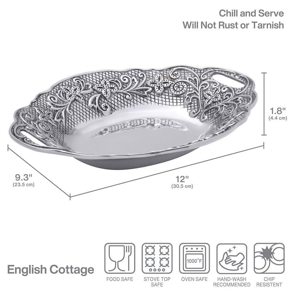 English Cottage Small Handled Bowl - Image 3