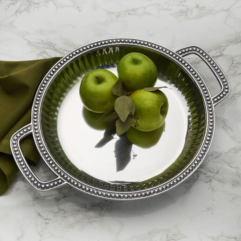 Flutes & Pearls Low Handled Tray - Image 2