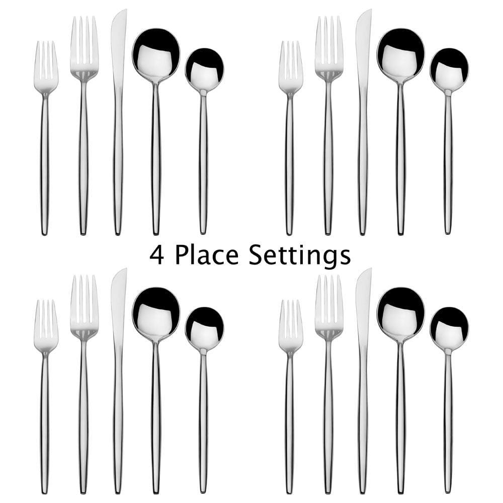 Forged Shea 20 Piece Flatware Set. Service for 4 - Image 3
