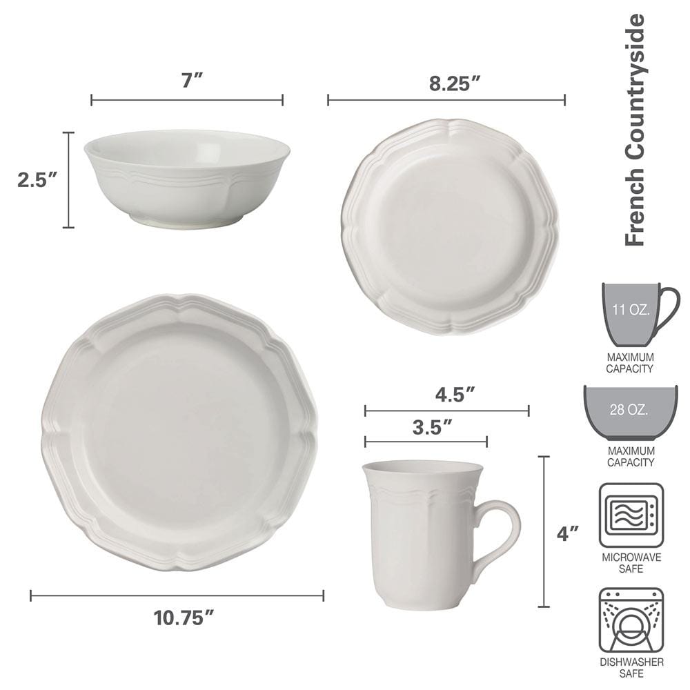French Countryside? 16 Piece Dinnerware Set. Service for 4 - Image 4