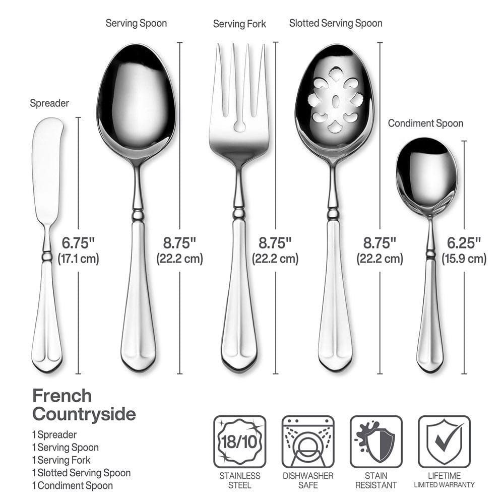 French Countryside? 65 Piece Flatware Set. Service for 12 - Image 8