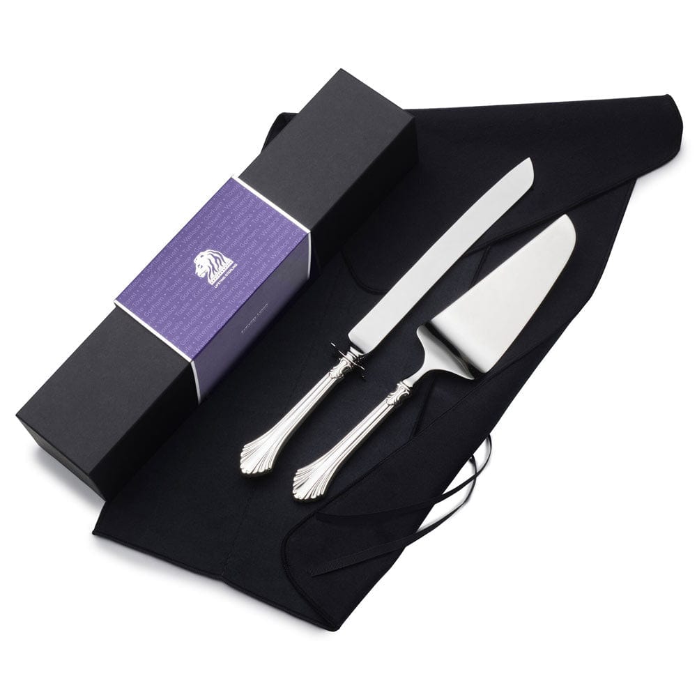 French Regency Sterling Wedding Cake Knife and Server Set - Image 3