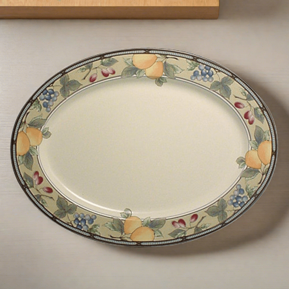 Garden Harvest? 15 Inch Oval Platter - Image 2