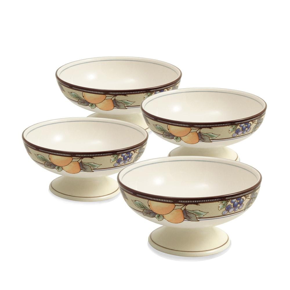 Garden Harvest? Sherbet Dishes. Set of 4