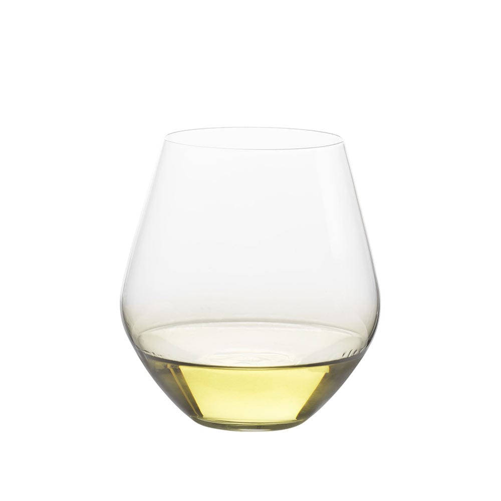 Gianna Ombre Sage Set of 4 Stemless Wine Glasses - Image 4