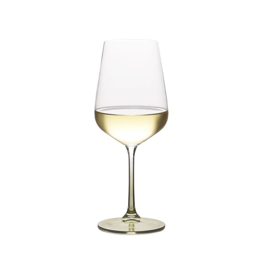 Gianna Ombre Sage Set of 4 White Wine Glasses - Image 4