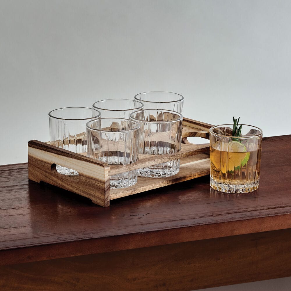 Glenwood 7 Piece Double Old Fashioned Bar Caddy Set - Image 5