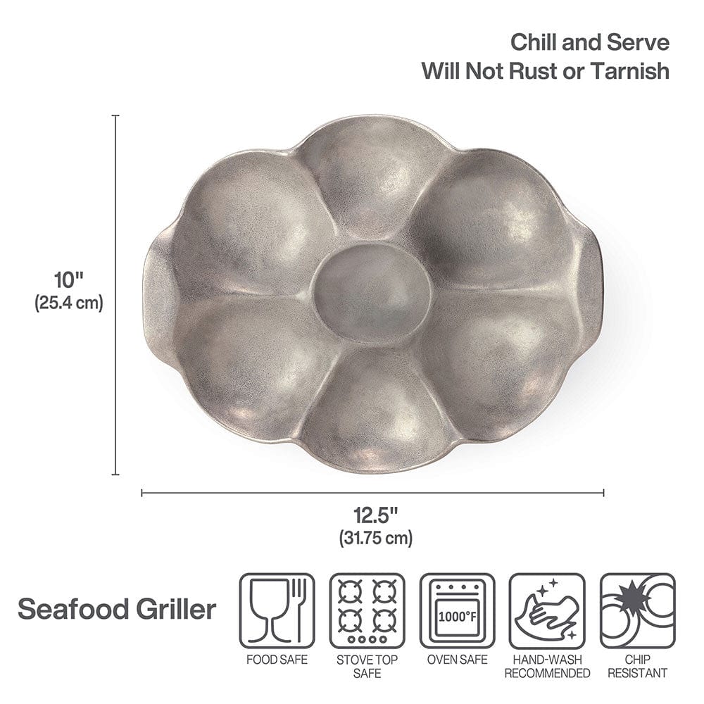 Gourmet Grillware Seafood Oyster Grill Tray - Image 4