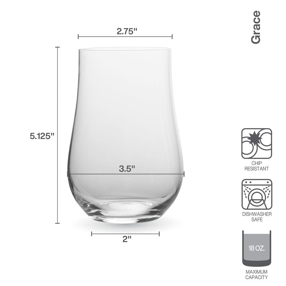 Grace Set of 4 Highball Glasses - Image 4