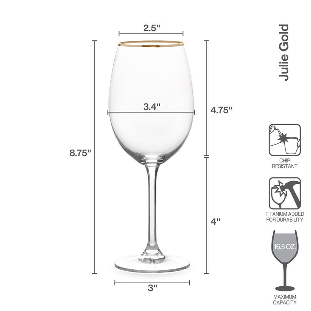 Grace Set of 4 White Wine Glasses - Image 4