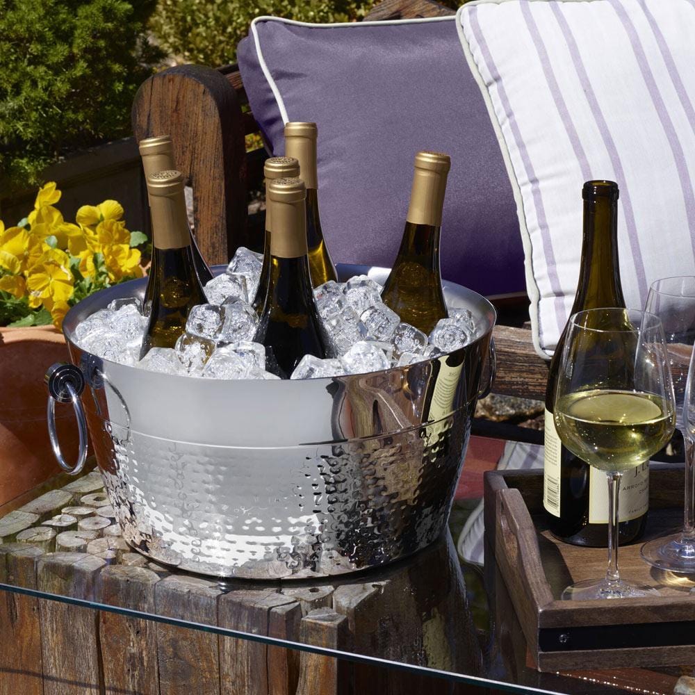 Hammered and Polished Beverage Tub. 12 Quart - Image 3