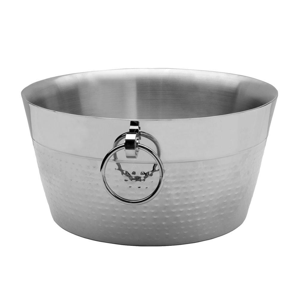 Hammered and Polished Beverage Tub. 12 Quart - Image 4